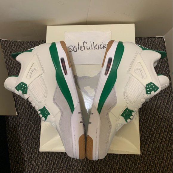 Nike SB x Air Jordan 4 Retro SP Sail/Neutral Grey/Pine Green/White DR5415-103 DS main image 5